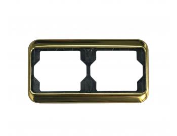 Podw�jna ramka pozioma ABB Alpha Nea 1754-0-3211 - z�ota