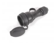 Wtyczka gumowa Fanton 80052, IP44, 16 A, 2P - czarna