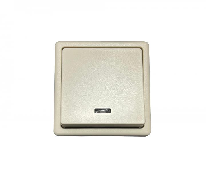 W��cznik z pod�wietleniem ABB Classic 3553-23289 B2, uk�ad 1, 1-biegunowy - bia�y