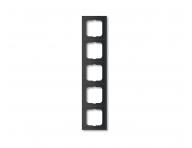 Ramka pi�ciokrotna do monta�u pionowego i poziomego ABB Future 1754-0-4423 - czarny mechowy