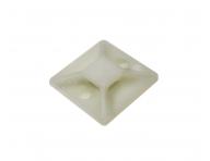 Samoprzylepna klamra do tamy zaciskowej naturalna Wapro M-A-19 19,5x19,5 mm - 100 szt.