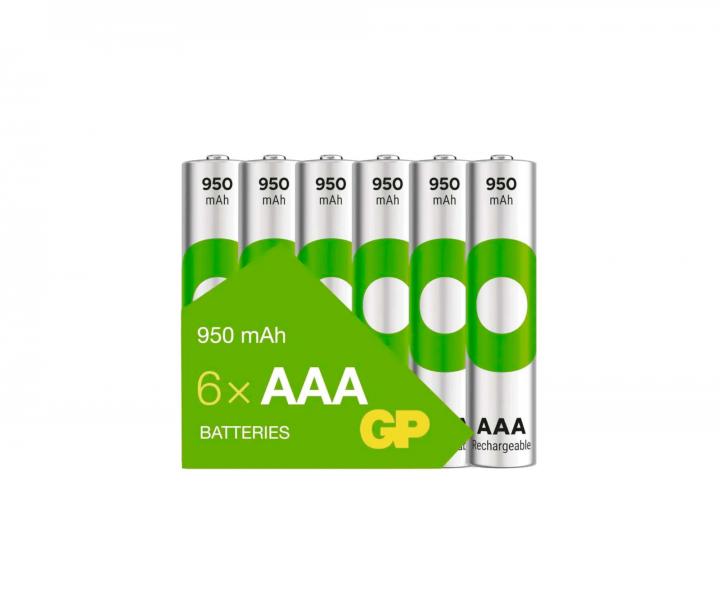 Baterie adowalne GP ReCyko 950 AAA (HR03) - 6 szt.
