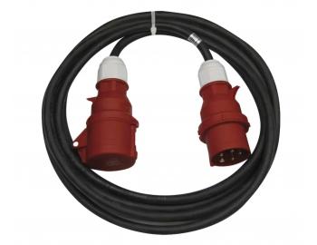 Gumowy zewnętrzny przedłużacz 3-fazowy Emos PM0902 400 V, 2,5 mm2, czarny, 10 m