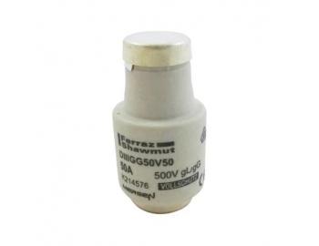 Bezpiecznik Mersen K214576, rozmiar DIII, gG, 50A, 500V