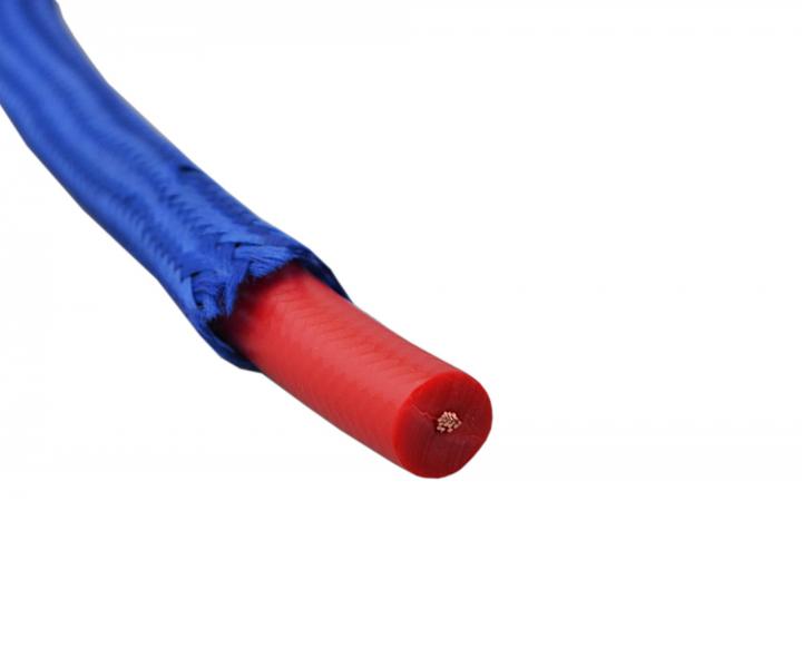 Kabel zaponowy ZYA PVC 1x1,34 Precon, pleciony, niebieski