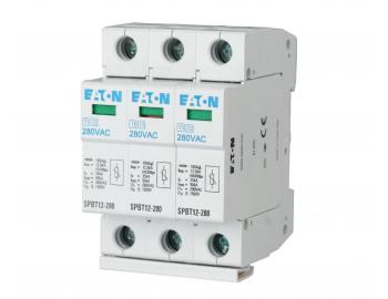 Ogranicznik przepi klasy T1+T2 (B+C) Eaton 158330 SPBT12-280/3, 3P zestaw do TN-C