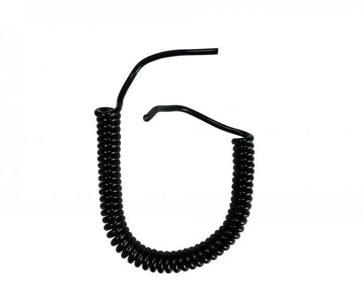 Flexo PVC skrcona linka CYNY 205-C-1 C, 2x0,5, czarna - 1,40 m