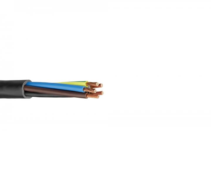 Kabel H05RR-F 5x1,5 Prysmian - czarny