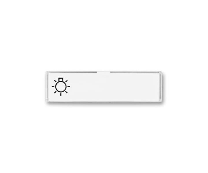Pole opisowe, z symbolem światła ABB Element 3558E-A10/2