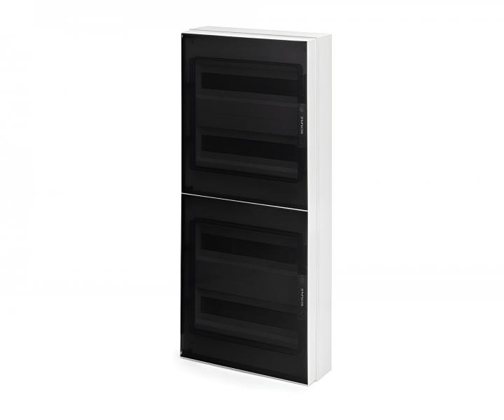 Rozdzielnica natynkowa Scame Ikona 679.4072.8, IP66, 72 moduy (4x18), 424x910x140 mm