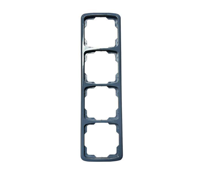 Ramka czterokrotna, pionowa ABB Tango 3901A-B41 M2 - jasnoniebieska