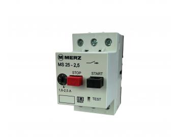 Silnikowy wycznik ochronny Merz MS25-2,5, 1,6-2,5 A