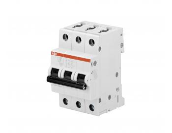 Wycznik ABB S203-B10, 3-biegunowy, 10A, charakterystyka B, 6kA