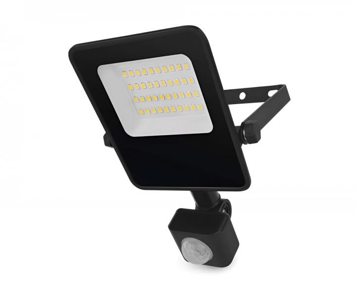 Reflektor LED Emos Visio ZS2923, IP54, 20 W, czarny - biaa neutralna