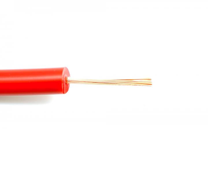 Kabel zaponowy ZYA 1,34 Kablo Vrchlab - czerwony