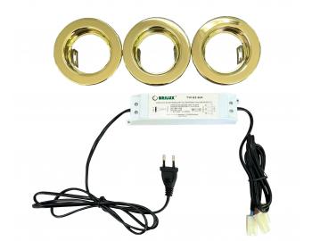 Zestaw lamp halogenowych Brilux 4905-3, 20 W - mosidz