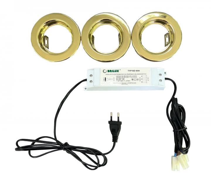 Zestaw lamp halogenowych Brilux 4905-3, 20 W - mosidz