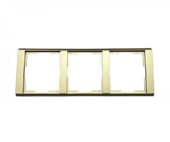 Ramka potr�jna, pozioma ABB Element-Time 3901F-A00130 33 - szampa�ska
