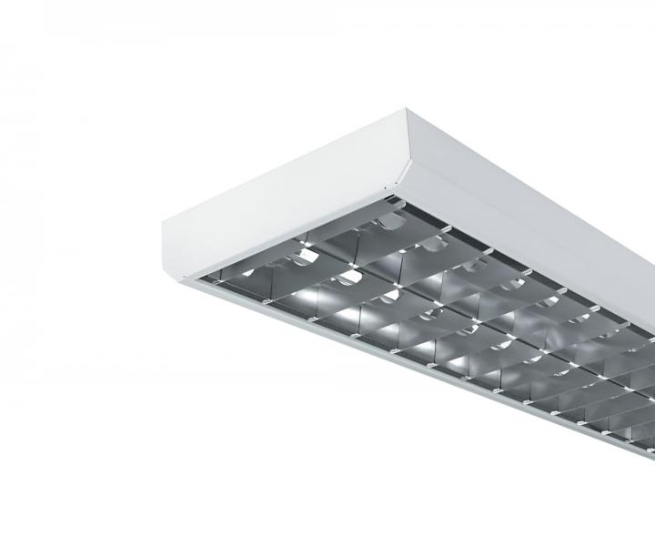 Oprawa sufitowa Modus LLX218AL, 2 x 18 W, aluminiowa - biaa