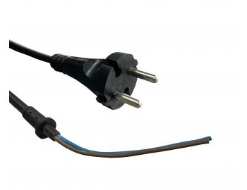 Flexo PVC przewd 862071-1-2/2.20, 2x0,75, wtyczka prosta, czarna - 2,20 m