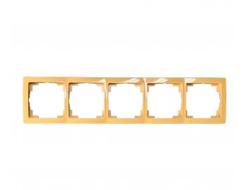 Ramka pi�ciokrotna, do monta�u pionowego i poziomego ABB Swing 3901J-A00050 D1 - be�owa