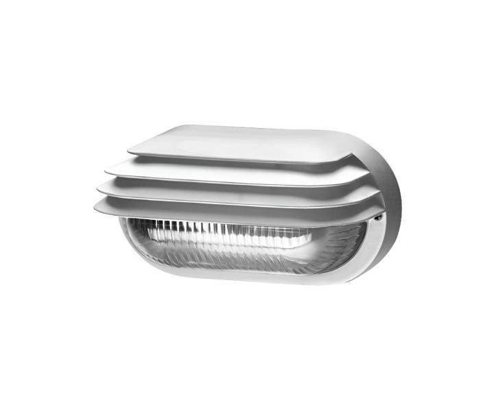 Przytwierdzone owalne owietlenie Panlux Grill, IP44, E27, 40 W - biae