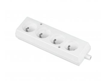 Czterokrotne gniazdo Jonex GN-470, IP20, 16 A, 250 V - biae