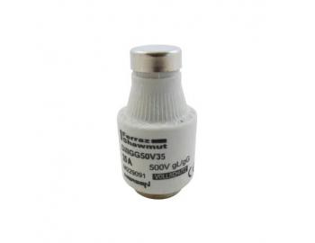 Bezpiecznik Mersen C214063, rozmiar DIII, gG, 35AT, 500V - czarny