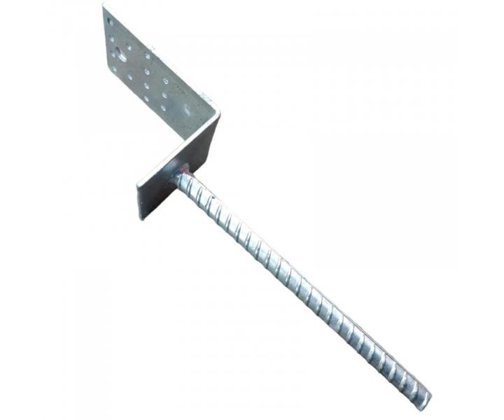 Kotwa do betonu L 80x80x120mm, M16, cynk