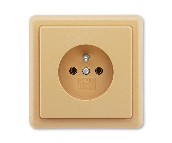 Gniazdo pojedyncze, chronione ABB Classic 5517-2389 D2 - beowe