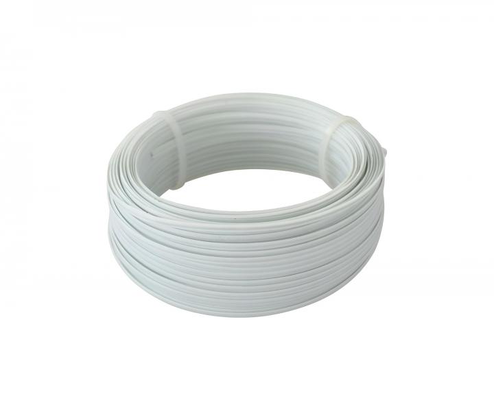 Zwijacz z drutem Fe 0,60 mm, bia�y - 1 m
