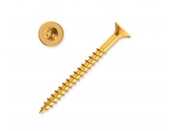 Wkr�t z podk�adk� Valenta ZT 4x35/24, g��wka gwiazdkowa, ��ty cynk, cz�ciowy gwint