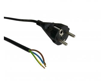 Flexo przewd gumowy 913159-1-2/2, 3Gx1,5, tuleje, wtyczka prosta, czarna - 2 m