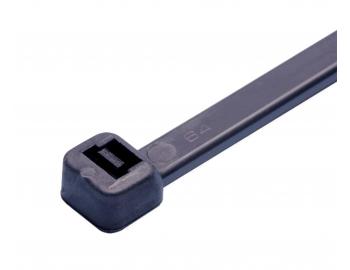 Zaciskowy pasek plastikowy czarny Wapro WT-300STB 300x4,8 mm - 100 szt.