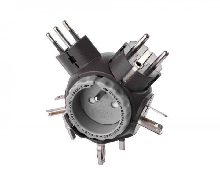 Adapter podrny Emos P0053, Ameryka, Azja, Afryka