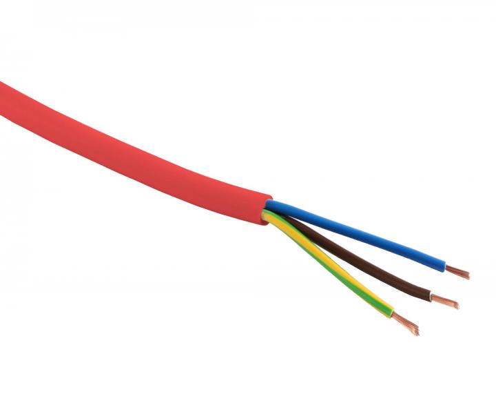 Kabel gumowy H05RR-F 3x1, ProPS, czerwony - 1 m