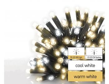 acuch LED witeczny Emos Profi D2AN01, IP44, zewntrzny, migajcy, ciepa/zimna biaa - 10 m