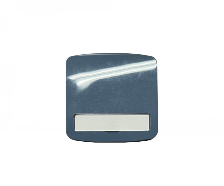 Os�ona w��cznika pojedyncza, z polem opisowym ABB Tango 3558A-A00620 M2 - jasnoniebieska