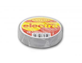 Tama izolacyjna Napro electra PVC 0,13 mm x 15 mm x 10 m, szara