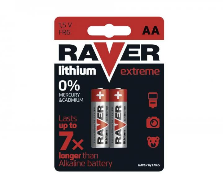 Bateria litowa Raver AA (FR6) - 1 szt.