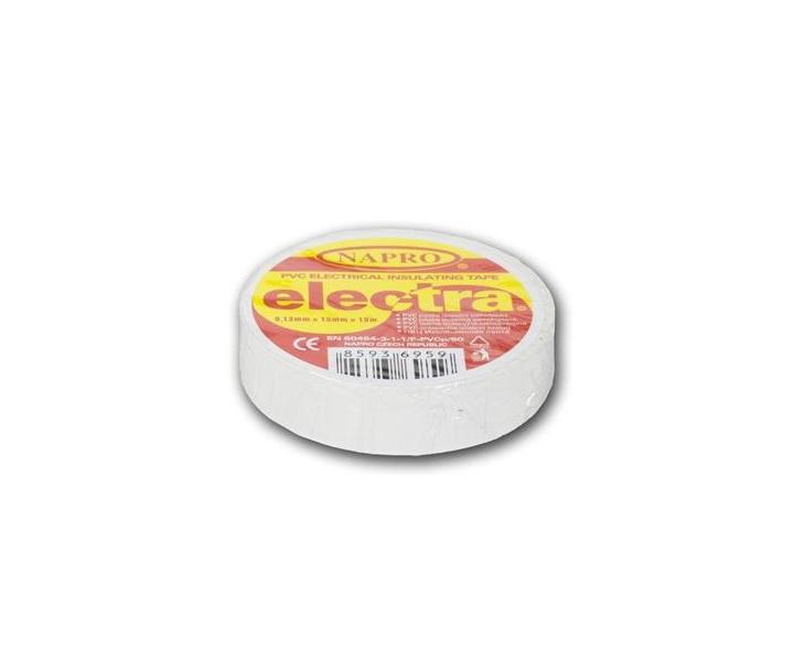 Tama izolacyjna Napro electra PVC 0,13 mm x 15 mm x 10 m, biaa
