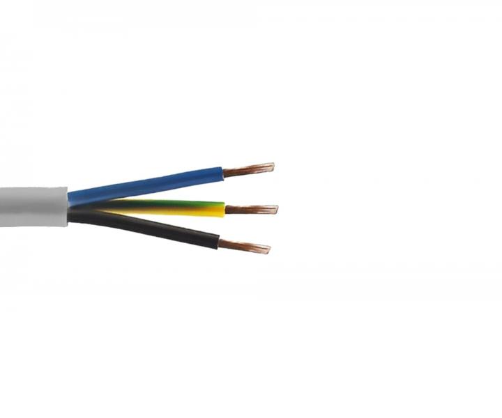 Kabel CSSS V05SS-F 3x1 Precon, silikonowa izolacja, szary - 1 m