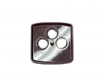 Pokrywa gniazdka telewizyjnego, radiowego (i satelitarnego) ABB Tango 5011A-A201 R - bordowy