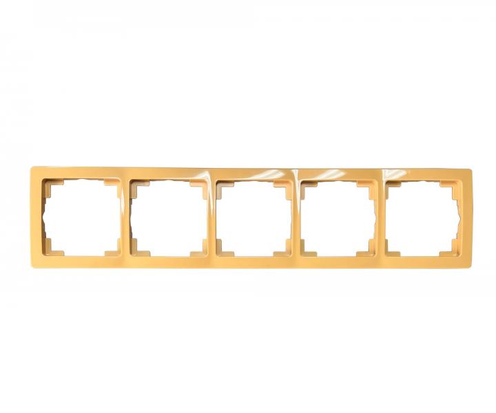 Ramka pi�ciokrotna, do monta�u pionowego i poziomego ABB Swing 3901J-A00050 D1 - be�owa