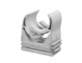 Zaczep OBO Multi Quick 1, 15-19 mm, poliamid - jasnoszary