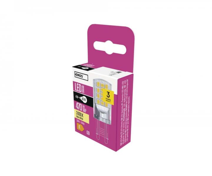 arwka LED Emos Classic JC ZQ9544, G9, 4 W (40 W) - ciepa biaa