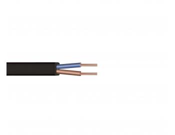 Kabel CYLY H03VVH2-F 2x0,50 NKT, paski - czarny