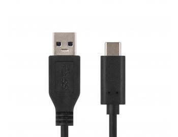 Szybka adowarka USB-A 3.0 / USB-C 3.1 Emos SM7021BL, czarna - 1 m