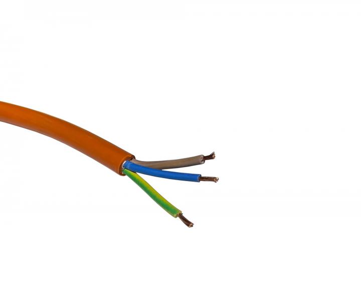 Kabel H05RR-F 3x1,5 ProPS, gumowy, pomaraczowy - 1 m