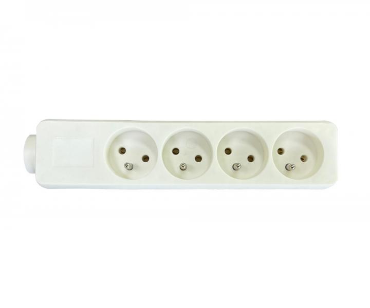 Czterokrotna wtyczka Kopp 1223.0204.8 - biaa